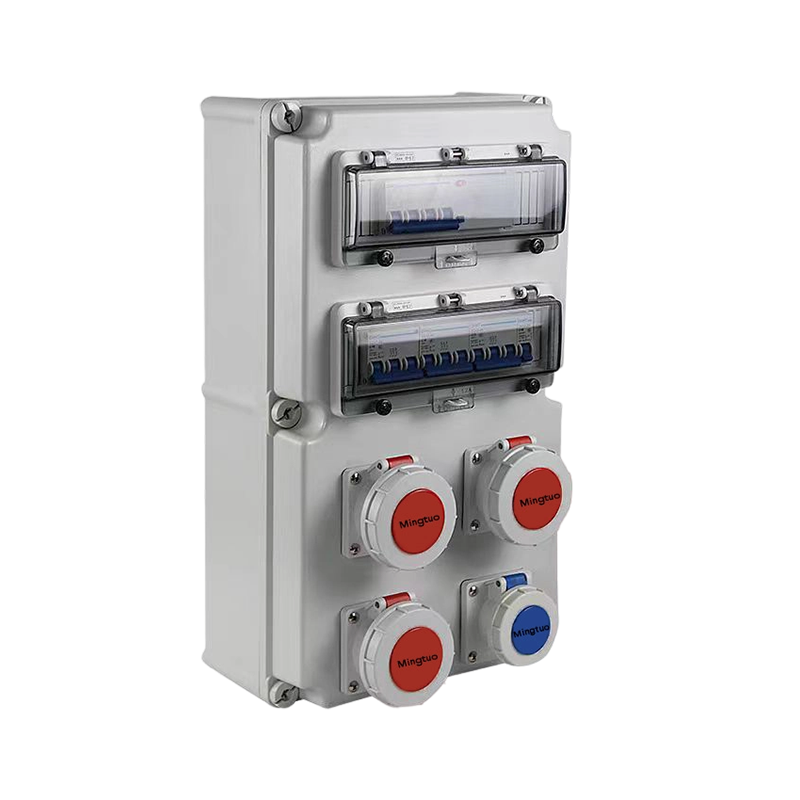 صندوق مقبس صناعي مقاوم للماء IP67 32A 380V – حاوية من الفولاذ المقاوم للصدأ