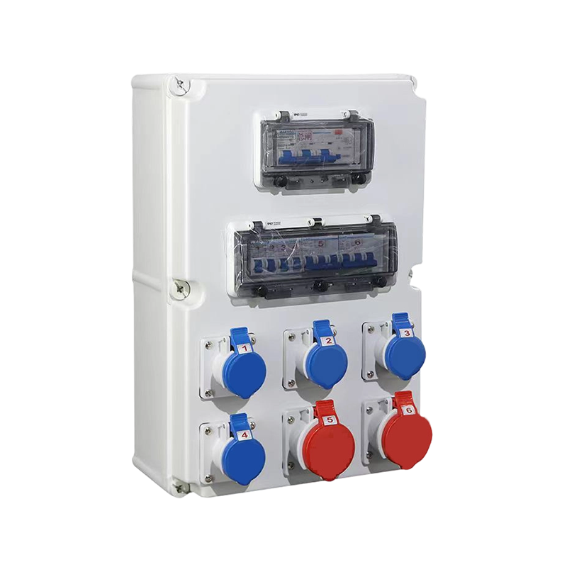 صندوق مقبس صناعي مقاوم للماء IP67 32A 380V – حاوية من الفولاذ المقاوم للصدأ